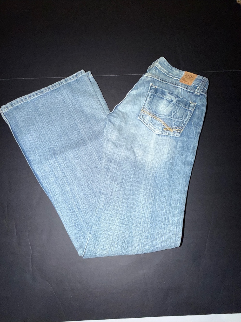 BKE Light Blue Wide Leg Flare Jeans
